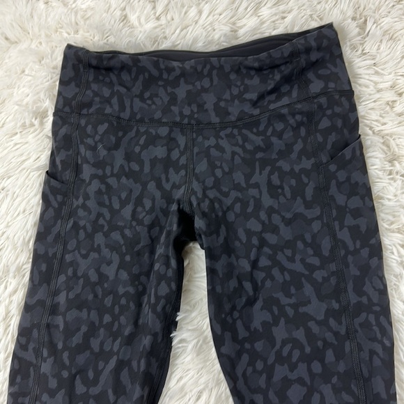 Lululemon Pace Rival Crop *22" Formation Camo Deep Coal Multi / Black - Picture 2 of 6